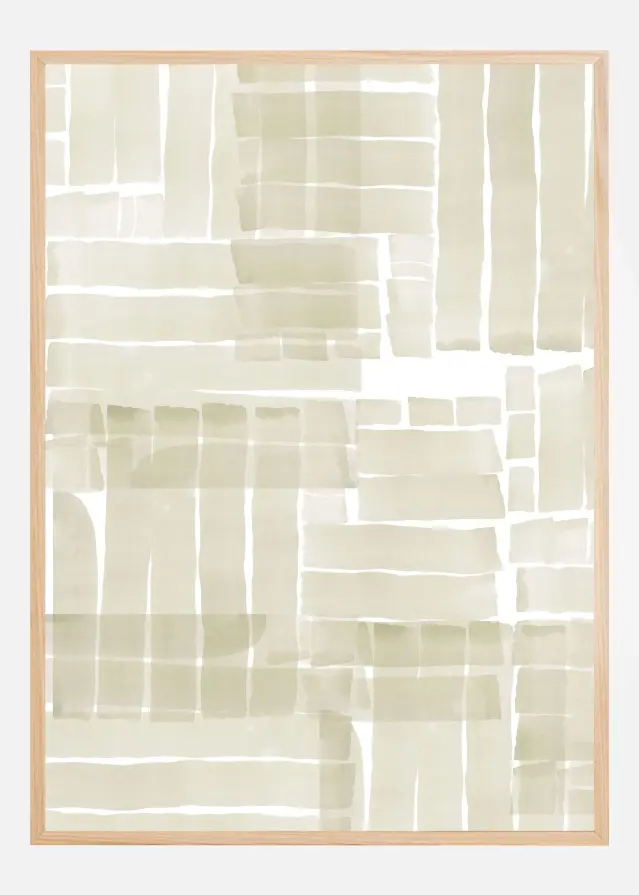 Neutral Tangle Grid 1 Αφίσα