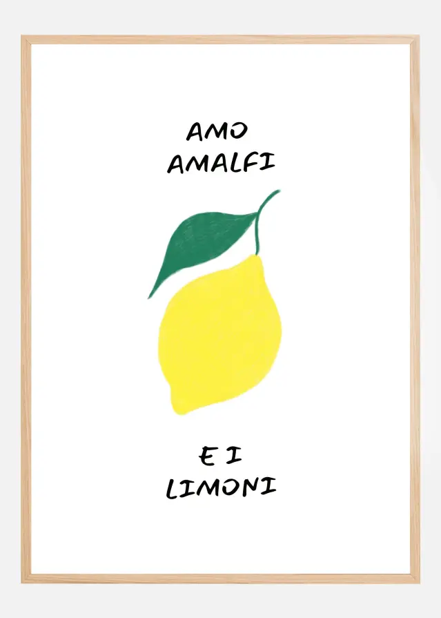 Amo Amalfi Αφίσα