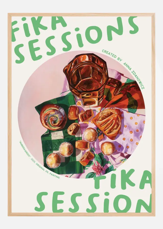 Amber and Green Αφίσα