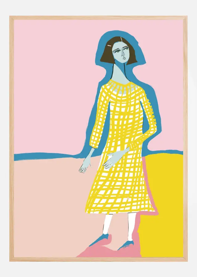 Blue lady Αφίσα