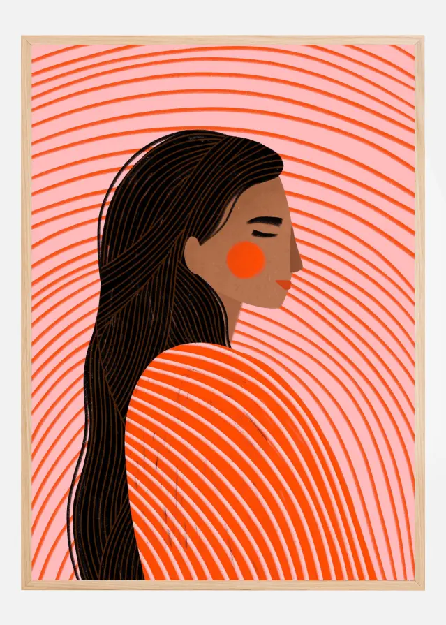 The Woman With the Lines Αφίσα