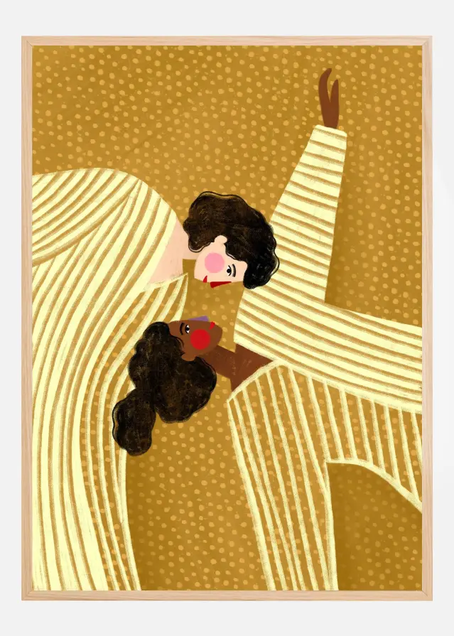 Two Line Women Αφίσα