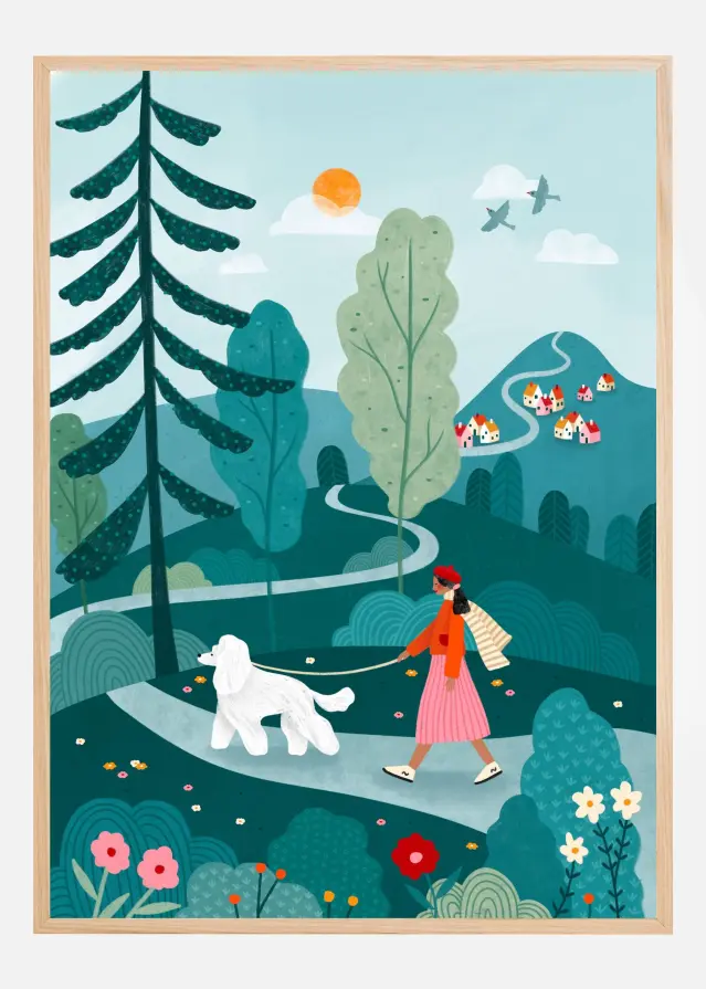 Poodle Walk Αφίσα