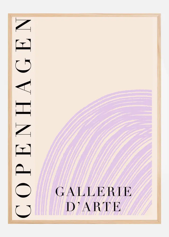 Copenhagengalerielilac Ratio2x3 Αφίσα