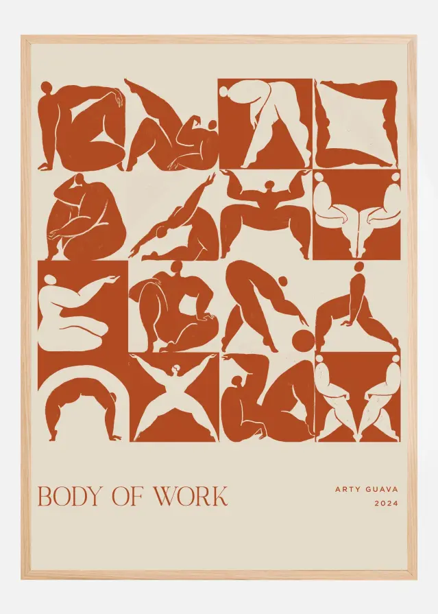 Body of Work (terracotta) Αφίσα