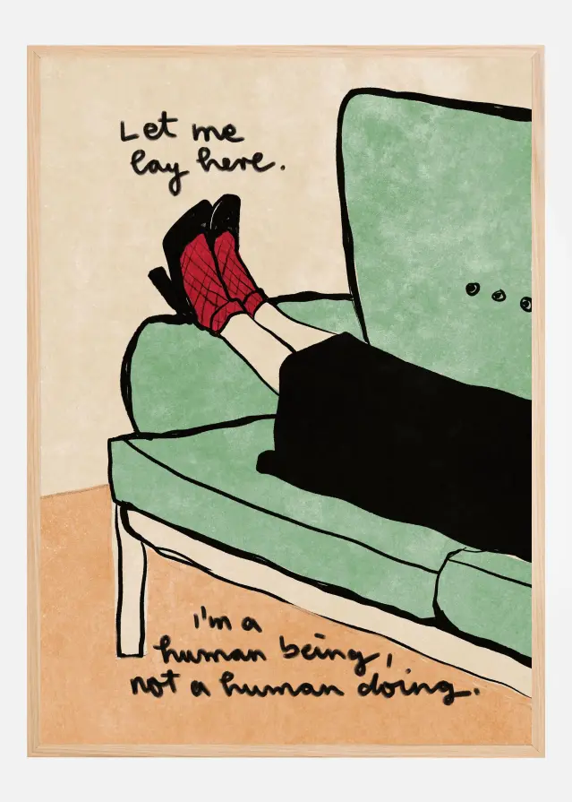 Let me lay here Αφίσα