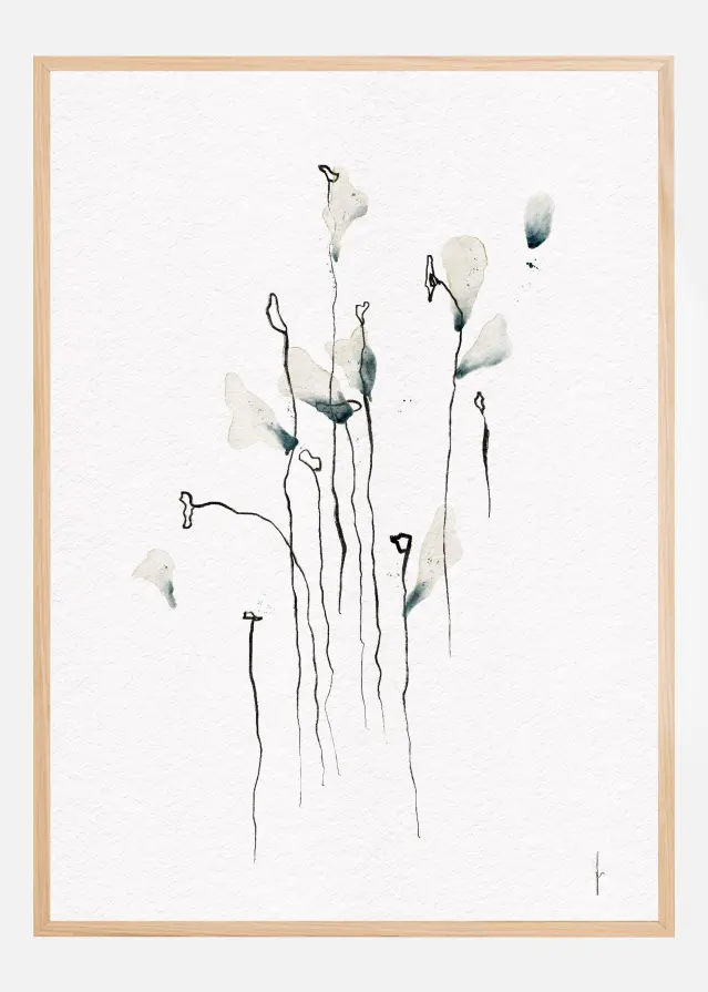 COLORED BY THE SKY digital watercolor painting Αφίσα