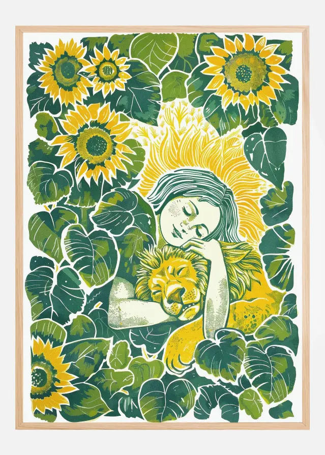 Lion Girl Αφίσα