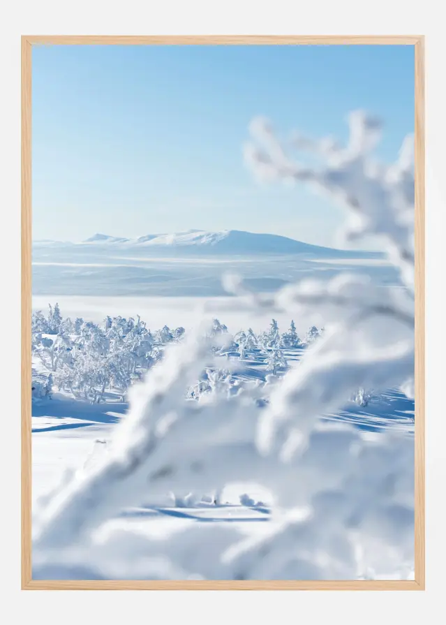 The silence of snowlight Αφίσα