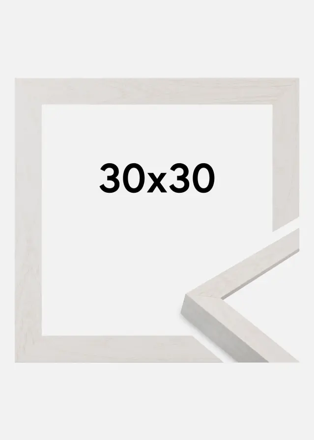 Πλαίσιο Wells Ακρυλικό γυαλί Λευκό 30x30 cm