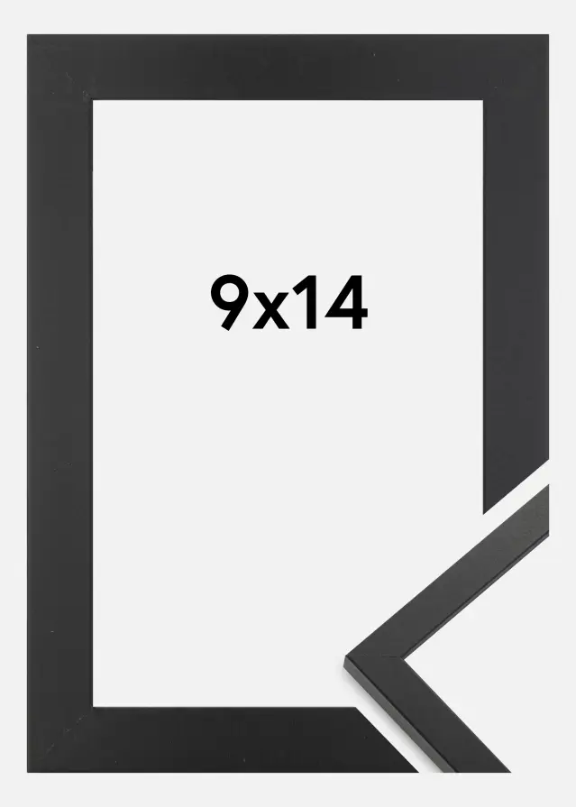 Πλαίσιο Trendy Ακρυλικό γυαλί Μαύρος 9x14 cm