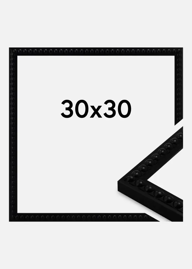 Πλαίσιο Perla Ακρυλικό γυαλί Black 30x30 cm