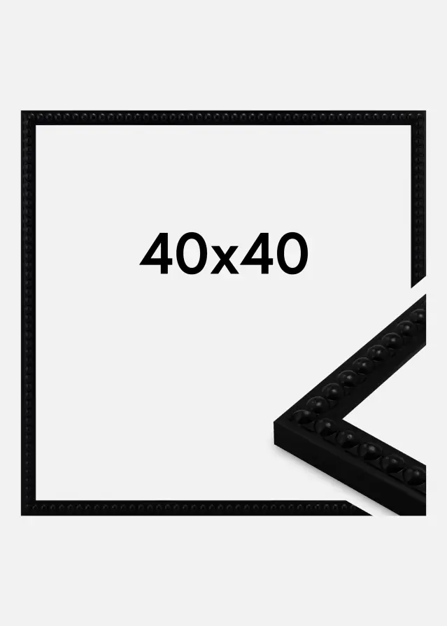 Πλαίσιο Perla Ακρυλικό γυαλί Black 40x40 cm