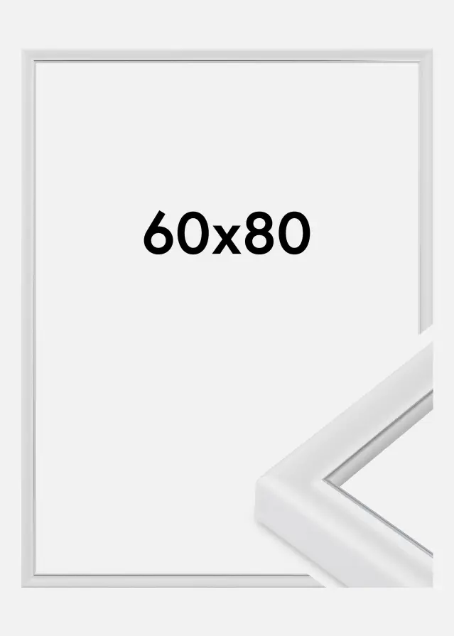 Πλαίσιο Canterbury Ακρυλικό γυαλί Λευκό 60x80 cm