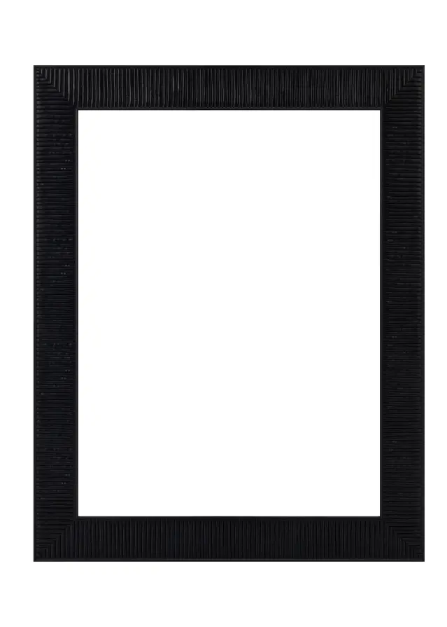 Πλαίσιο Linea Ακρυλικό γυαλί Black 30x30 cm
