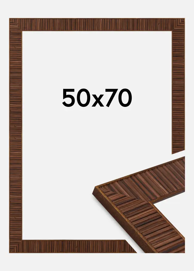 Πλαίσιο Agust Ακρυλικό γυαλί Rosewood 50x70 cm