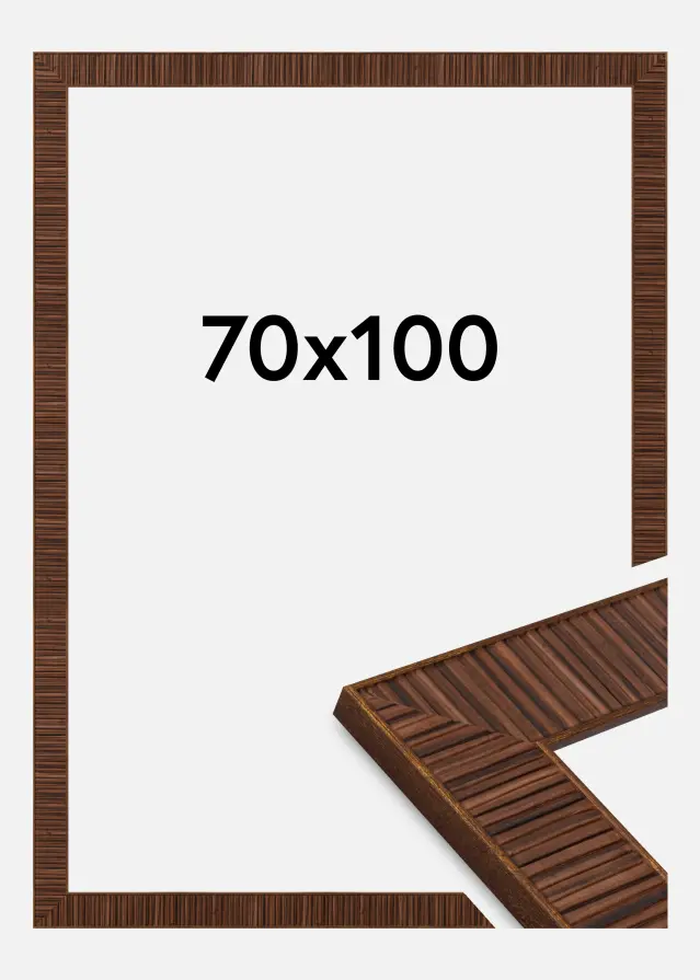 Πλαίσιο Agust Ακρυλικό γυαλί Rosewood 70x100 cm