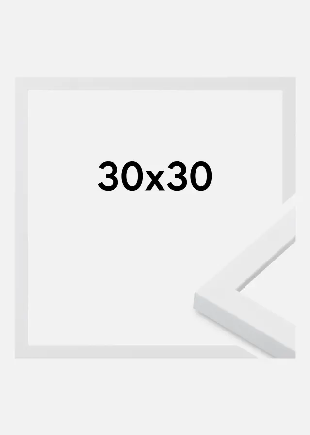 Πλαίσιο Oban Ακρυλικό γυαλί Λευκό 30x30 cm