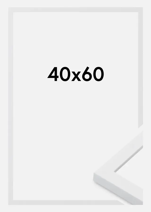 Πλαίσιο Oban Ακρυλικό γυαλί Λευκό 40x60 cm