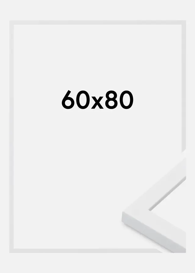 Πλαίσιο Oban Ακρυλικό γυαλί Λευκό 60x80 cm