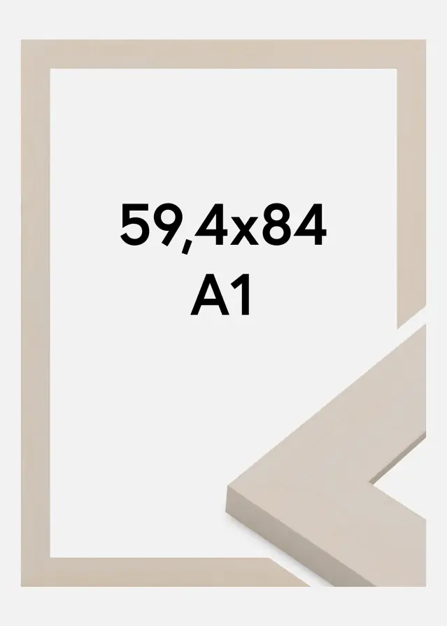 Πλαίσιο Pembrokeshire Ακρυλικό γυαλί Λευκό 59.4x84,1 cm (A1)
