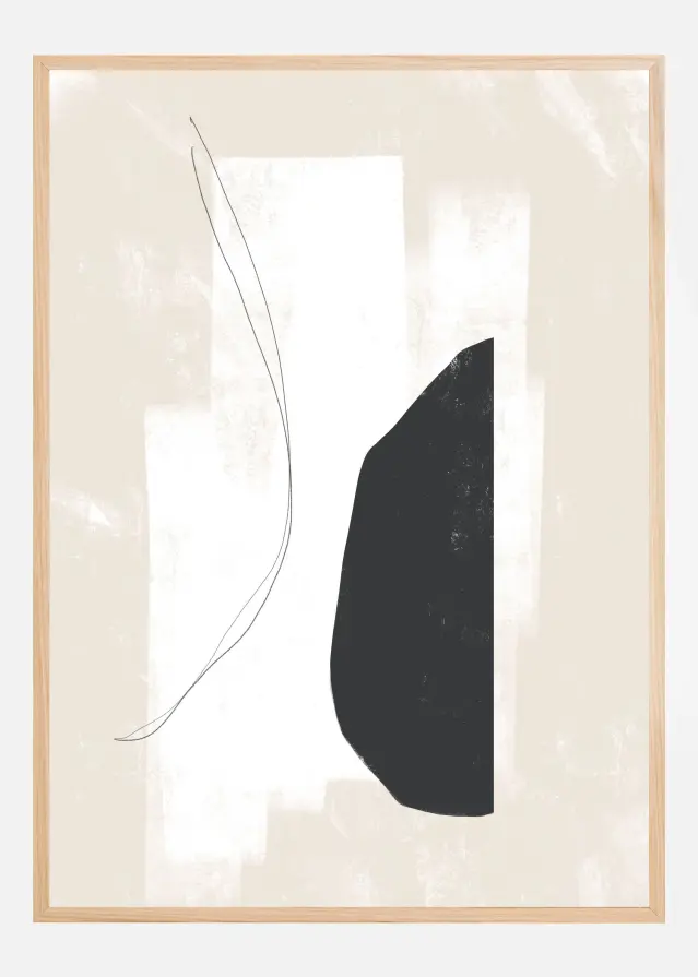 Monochrome Harmony Αφίσα