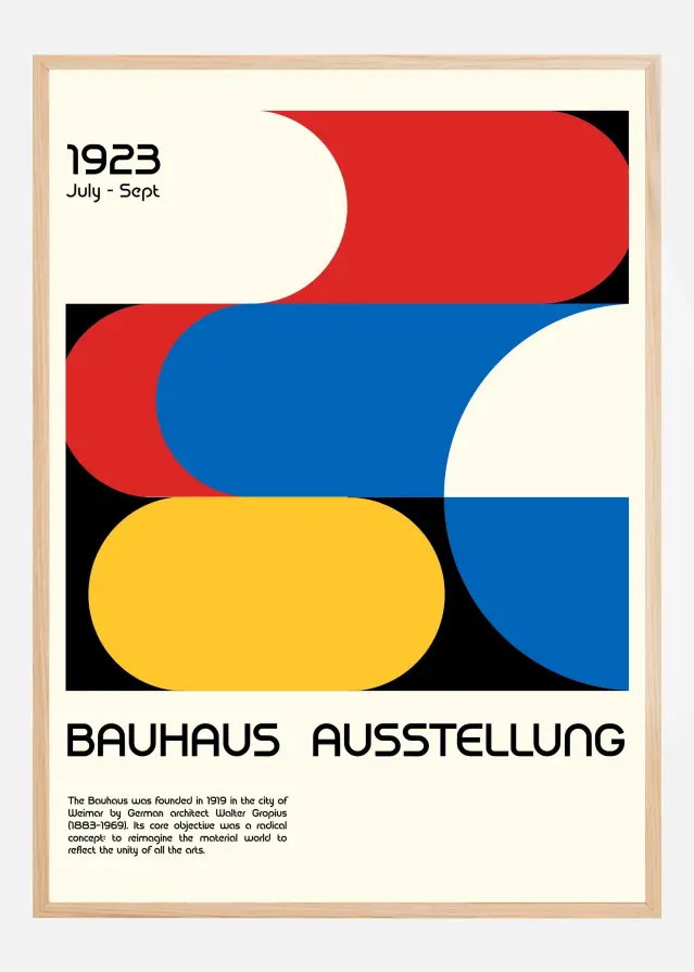 Bauhaus Ausstellung 1923 Αφίσα