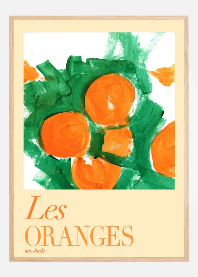 Les Oranges Une Eitude Αφίσα