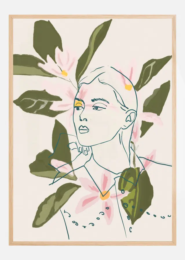 Floral Reflection Αφίσα