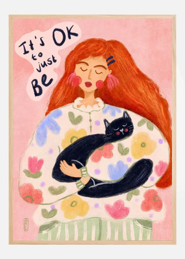 It's Ok To Just Be Drawing Αφίσα