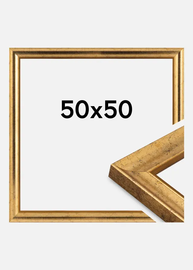 Πλαίσιο Conca Ακρυλικό γυαλί Χρυσός 50x50 cm