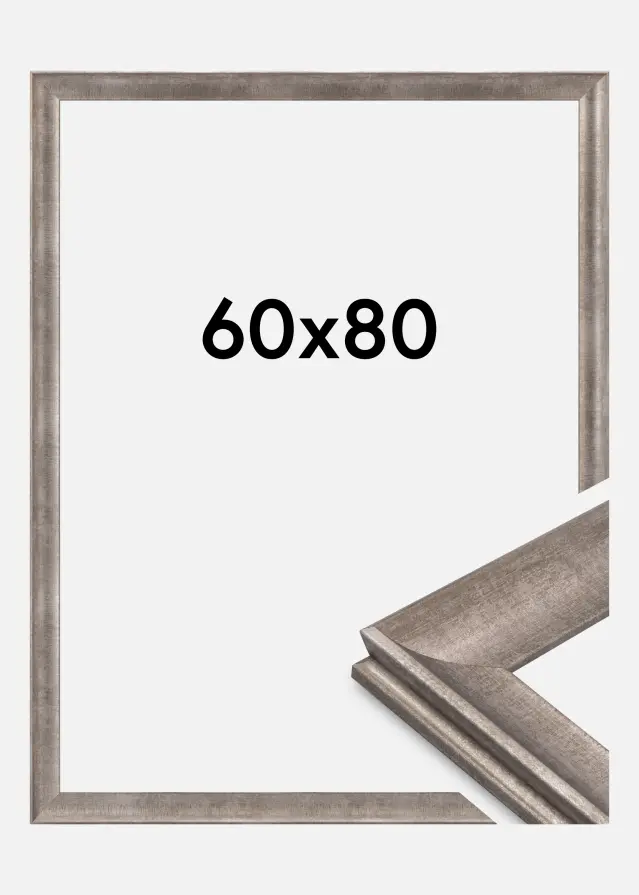 Πλαίσιο Conca Ακρυλικό γυαλί Ασημί 60x80 cm