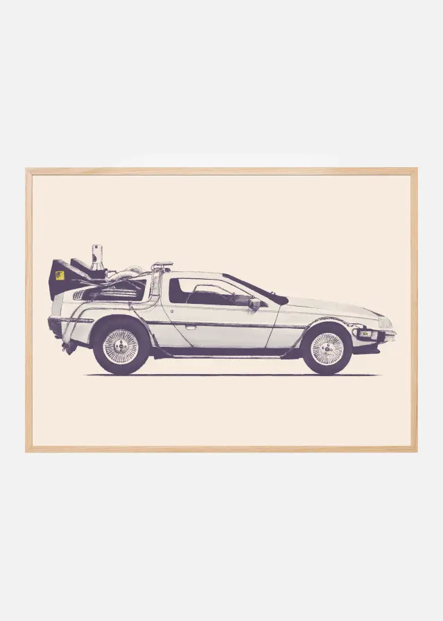 Delorean Αφίσα