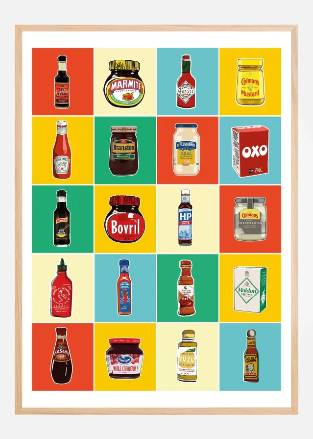 Taxonomy of Condiments Αφίσα