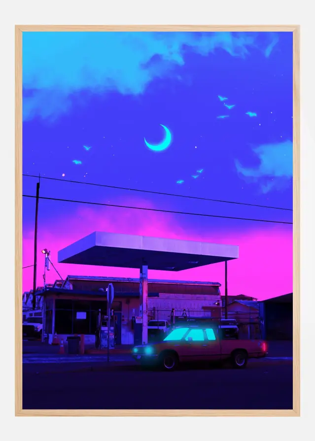 Neon Night Αφίσα