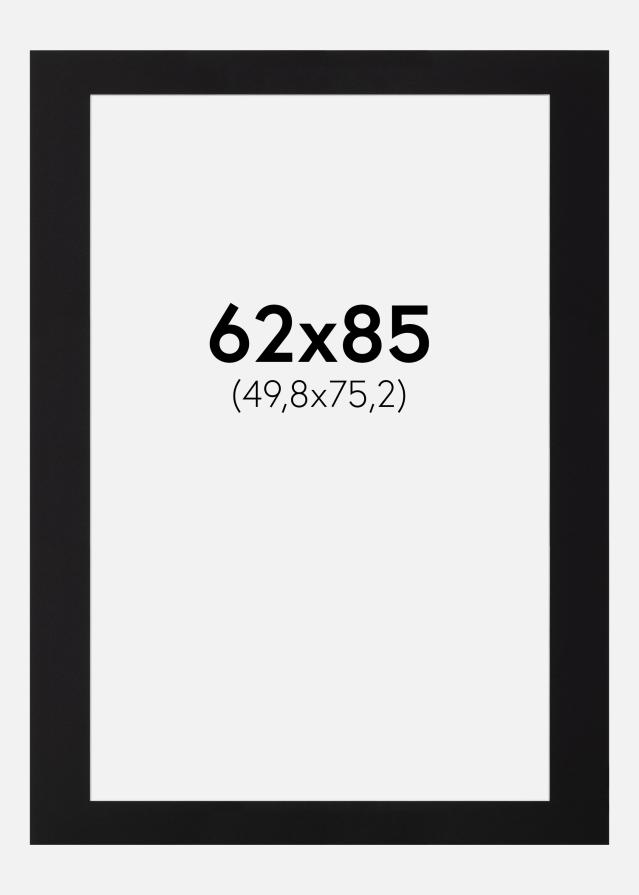 Πασπαρτού Canson Μαύρος Λευκό πυρήνας 62x85 cm (49,8x75,2)