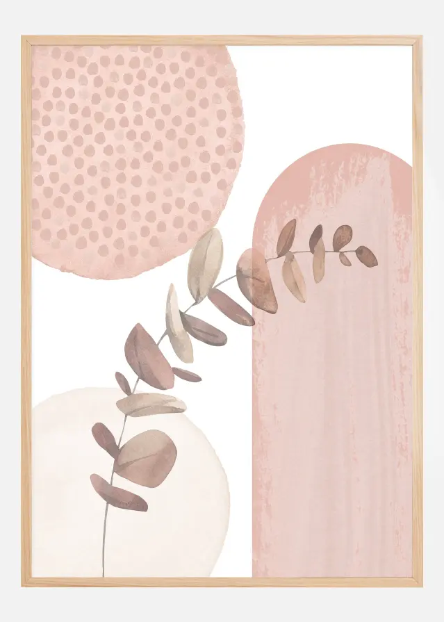 boho pink flower Αφίσα