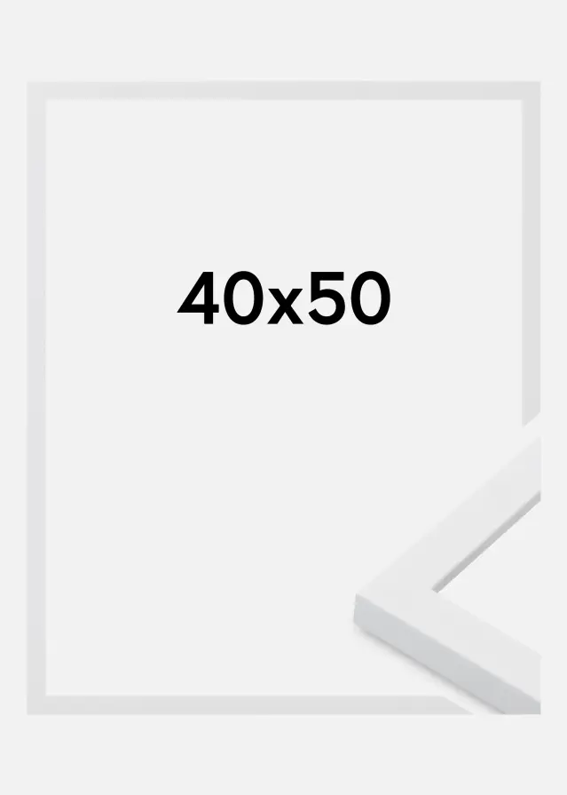 Πλαίσιο Oban Ακρυλικό γυαλί Λευκό 40x50 cm