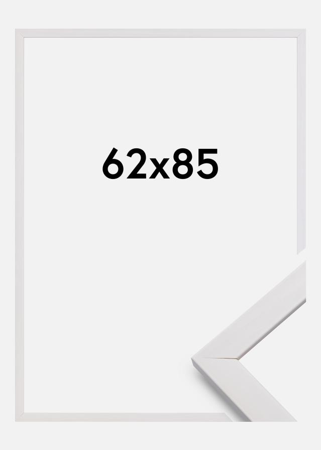 Πλαίσιο Κομψός Ακρυλικό γυαλί Λευκό 62x85 cm