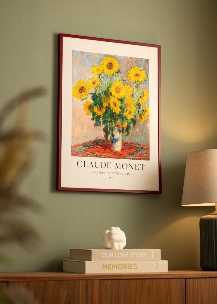 Colorful Ακρυλικό γυαλί Κόκκινος 50x50 cm