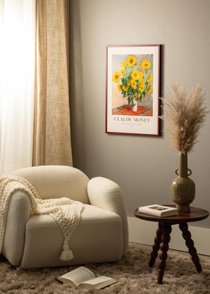 Colorful Ακρυλικό γυαλί Κόκκινος 50x50 cm