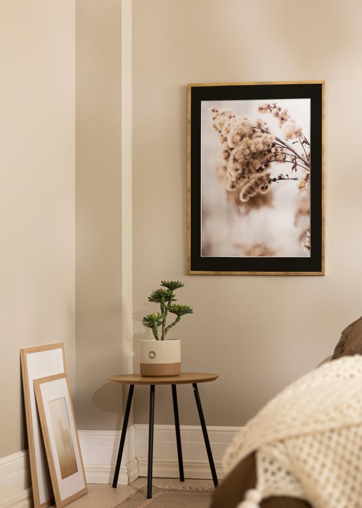 Πλαίσιο Galant Χρυσός 30x40 cm - Πασπαρτού Μαύρος 18x27 cm