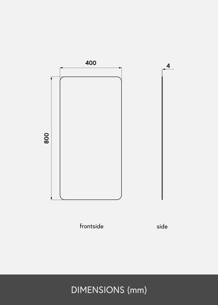 KAILA Καθρέφτης Rectangle 40x80 cm