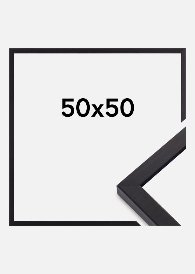 Πλαίσιο Torrance Στρωμένος Αντιανακλαστικό γυαλί Μαύρος 50x50 cm