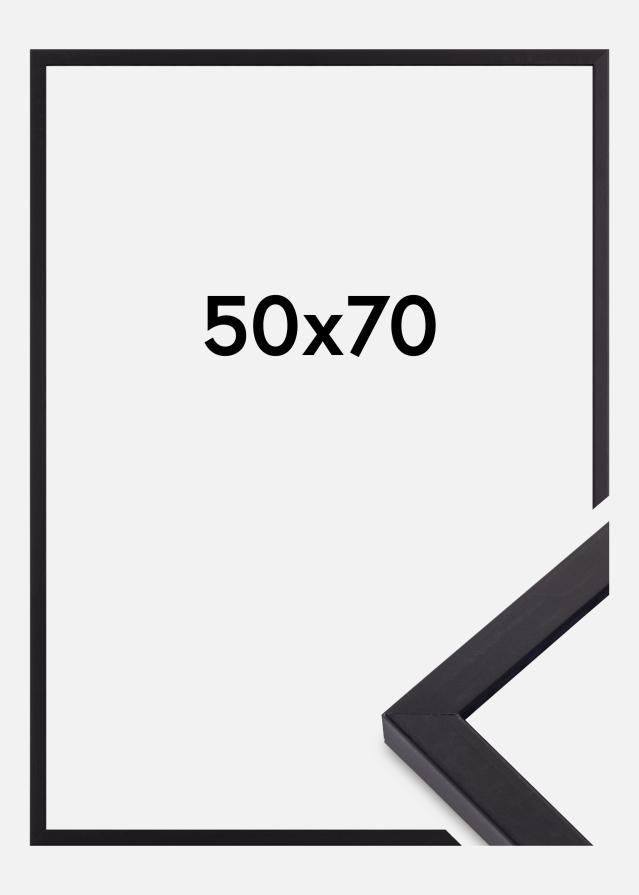 Πλαίσιο Torrance Στρωμένος Αντιανακλαστικό γυαλί Μαύρος 50x70 cm