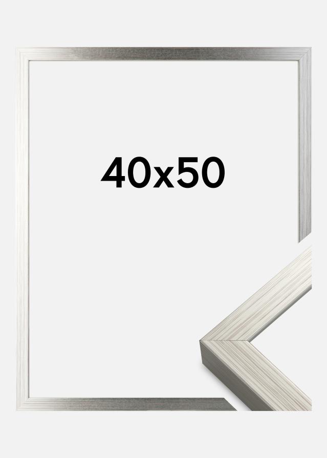 Πλαίσιο Falun Ακρυλικό γυαλί Ασημί 40x50 cm