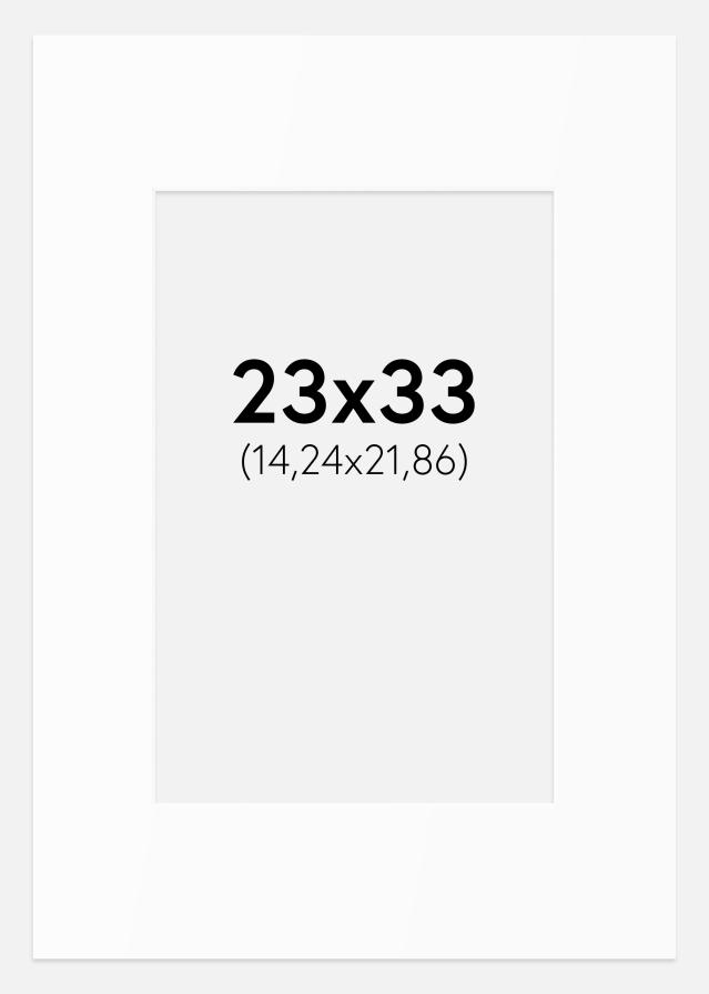 Πασπαρτού Λευκό Πρότυπο (Λευκός Πυρήνας) 23x33 cm (14,24x21,86)