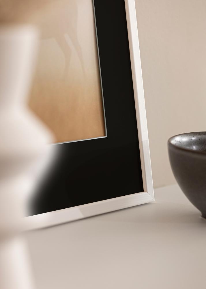 Πλαίσιο Galant Λευκό 50x60 cm - Πασπαρτού Μαύρος 14x18 inches