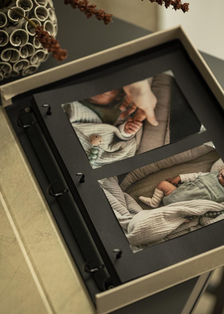 Φύλλα Album για KAILA Coffee Table Photo Album XL - Συσκευασία-10 Μαύρες