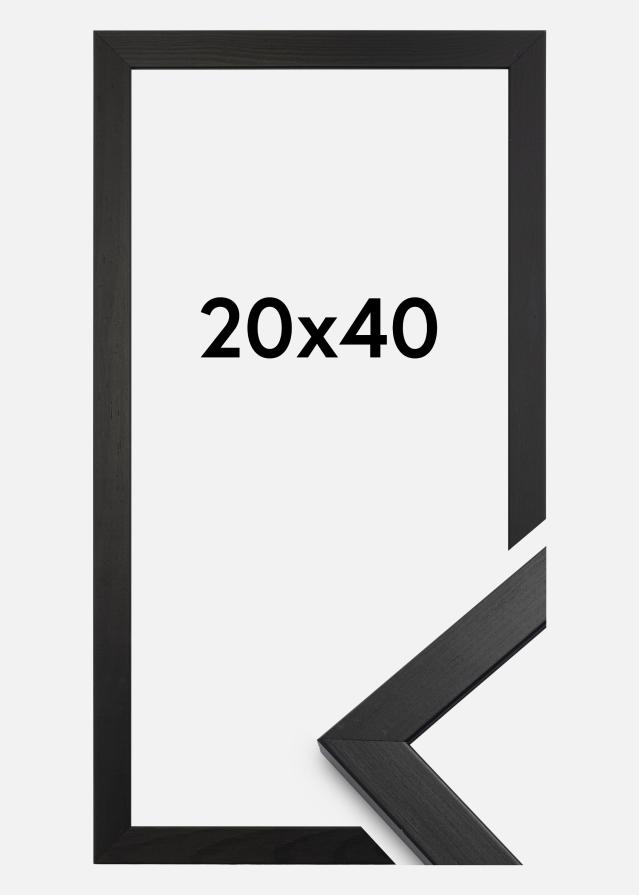 Πλαίσιο Κομψός Ακρυλικό γυαλί Μαύρος 20x40 cm